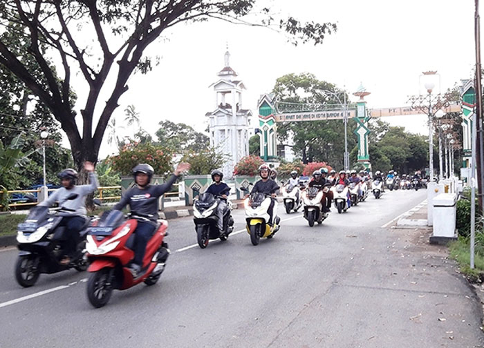 PCX Scooter Ride Sambangi Aceh